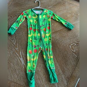 Little Sleepies Vegetable Garden Pajamas bamboo